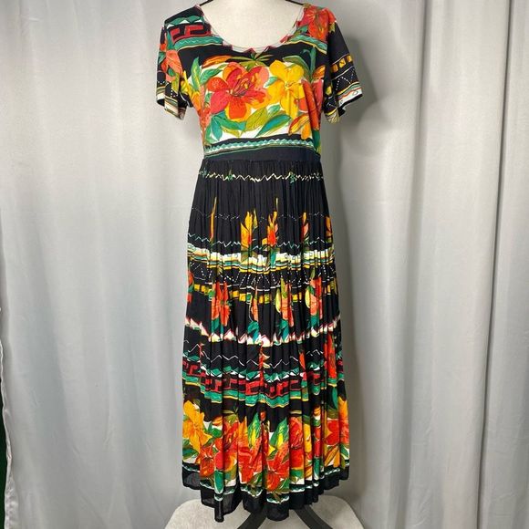 Jasmine Dresses & Skirts - Jasmine by KVM Floral BoHo Style Retro Dress